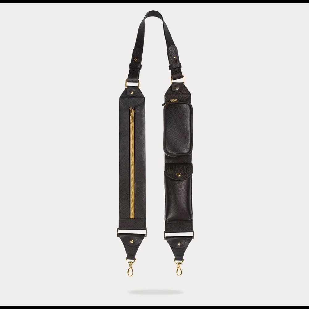 BILLIE
Crossbody Utility Strap-Only in Black/Gold